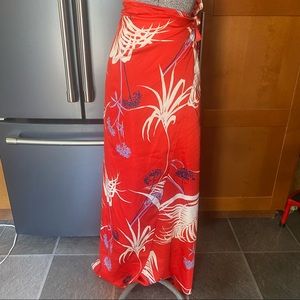 Vintage maxi wrap skirt small-Large made in Hawaii